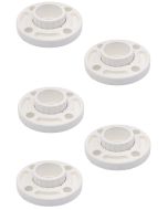 5-PC/Box 2" Schedule-80 PVC Van Stone Flanges Socket Connection ASTM D2467 Two-Piece Flange Fittings Wholesale Pricing w/Free Shipping for Mainland USA