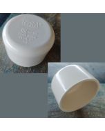 2-Pack 2 in. SCH-40 PVC End Caps/Plugs NSF ANSI ASTM D2466 2" Socket-Fitting