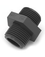 3/4 in. Hex Nipple SCH-80 PVC Pipe Fitting & Connector NPT x NPT ASTM D2467/D2464 F1970 ANSI UPC-PW