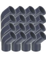16-Pack 3/4 in. Schedule 80 PVC 45-Degree Elbow ASTM D2467 High Pressure Fittings
