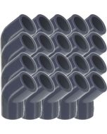 20-Pack 3/4 in. Schedule 80 PVC 45-Degree Elbow ASTM D2467 High Pressure Fittings
