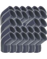 28-Pack 3/4 in. Schedule 80 PVC 45-Degree Elbow ASTM D2467 High Pressure Fittings