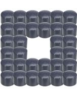 32-Pack 3/4 in. SCH-80 PVC End Caps Slip/Socket NSF ASTM D2467