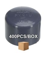 400pcs/Box 3/4 in. SCH-80 PVC End Caps Slip/Socket NSF ASTM D2467-Listed Wholesale Plumbing Supplies