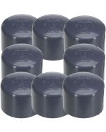 8-Pack 3/4 in. SCH-80 PVC End Caps Slip/Socket NSF ASTM D2467