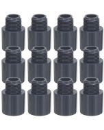 12-Pack 3/4 in. Schedule 80 PVC Male Adapters Pipe Fittings (Socket x MPT) NSF ASTM D2467/D2464 NPT
