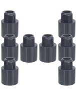 8-Pack 3/4 in. Schedule 80 PVC Male Adapters Pipe Fittings (Socket x MPT) NSF ASTM D2467/D2464 NPT
