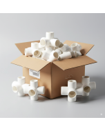 50PC/BOX 1-1/4 in. PVC 5-Way Elbow Fittings ASTM SCH40 D2466 Plumbing-Grade Connectors Wholesale