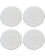 4-Pack 3 in. Schedule 40 PVC End Caps Pipe Fittings NSF SCH40 ASTM D2466
