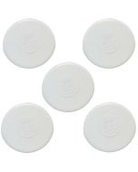 5-Pack 3 in. Schedule 40 PVC End Caps Pipe Fittings NSF SCH40 ASTM D2466