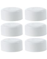 6-Pack 3 in. Schedule 40 PVC End Caps Pressure Pipe Fittings NSF SCH40 ASTM D2466
