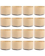 247Garden 3-Gallon Basic Aeration Tan Fabric Pot/Plant Grow Bag (200GSM BPA-Free Fabric, 9H x 10D) 12-Pack