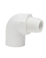 3/4 in. Schedule 40 PVC 90-Degree Male Threaded Elbow Adapter MNPT NSF Pipe Fitting ASTM D2466