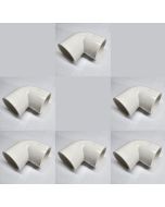 6-Pack 1-1/4 in. Schedule-40 PVC 90-Degree Elbows Pipe Fittings NSF SCH40 ASTM D2466 1.25"