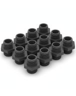 12-PK 3/4 in. Hex Nipple SCH-80 PVC Pipe Fitting & Connector NPT x NPT ASTM D2467/D2464 F1970 ANSI UPC-PW