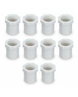 10-PK 3/4" Spigot x 1/2" Slip PVC Schedule-40 Busher Reducing Ring NSF Pipe Fittings 