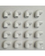 16-PK 1/2 in. Schedule 40 PVC 90-Degree Elbows NSF Pipe Fittings (Socket) SCH40 ASTM D2466 w/Free USA Shipping