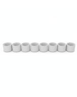 8-Pk 1 in. SCH-40 Female-Threaded NPT Caps PVC Pipe Fittings NSF ASTM D2466