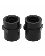 2-PK 3/4 in. SCH-80 PVC Female HEX Adapters Slip x FNPT NSF ASTM D2467 High Pressure Pipe Fittings