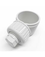 247Garden 2 in. PVC Leaking Pipe Repair Kit w/ 2" X 3/4" PVC Saddle Kit + 3/4" PVC Male Threaded Plug SCH40 ASTM D2466 NSF Fittings