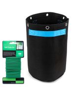 247Garden 7-Gallon Tall LST Low Stress Training Fabric Pot w/Soft Tie 25FT Bonsai Kit Combo