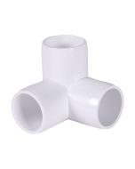 50pcs 3/4 in. 3-Way PVC Elbows ASTM SCH40 Furniture-Grade Construction Fittings
