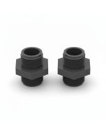 2-PK 3/4 in. Hex Nipple SCH-80 PVC Pipe Fitting & Connector NPT x NPT ASTM D2467/D2464 F1970 ANSI UPC-PW