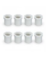 1 x 3/4 in. PVC SCH-40 Reducer Bushing 8-Pack Pressure Pipe Fittings ASTM D2466 NSF 1" Spigot x 3/4" Slip/Socket