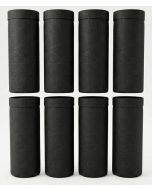 247Garden 2-Gallon Skinny Tall Aeration Fabric Pot/Deep Aeration Plant Grow Bag 6D x 16H Black 8-Pack w/Adjustable Height