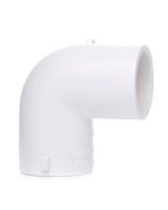2-1/2 in. Schedule 40 PVC 90-Degree Elbow Pipe Fitting NSF SCH40 ASTM D2466 2.5" Socket for HVAC/Plumbing