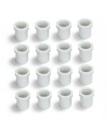 1 x 3/4 in. PVC SCH-40 Reducer Bushing 16-Pack Pressure Pipe Fittings ASTM D2466 NSF 1" Spigot x 3/4" Slip/Socket