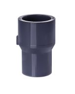 1-1/2 x 1-1/4 in. Schedule 80 PVC Reducing Coupling, Sch-80 Pipe Increaser/Reducer Fitting (Socket) NSF ASTM D2467
