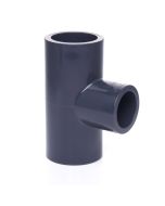 1 x 1/2 in. Schedule 80 PVC Reducing Tee 3-Way Sch-80 High Pressure Pipe T-Fitting (Socket) NSF ASTM D2467