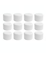 12-Pack 1" SCH-40 PVC End Caps Plumbing Grade Fittings NSF-PW UPC ASTM ANSI D2466