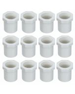 12-PK 3/4" Spigot x 1/2" Slip PVC Schedule-40 Busher Reducing Ring NSF Pipe Fittings 