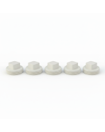 5-PK 1-1/2 in. PVC Schedule-40 DWV MNPT Cleanout Plugs for Drain, Waste and Vent Pipe Fitting ASTM D2655 NSF