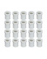 20-PK 3/4" Spigot x 1/2" Slip PVC Schedule-40 Busher Reducing Ring NSF Pipe Fittings 