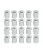 1 x 3/4 in. PVC SCH-40 Reducer Bushing 20-Pack Pressure Pipe Fittings ASTM D2466 NSF 1" Spigot x 3/4" Slip/Socket