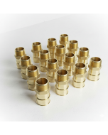16-Pack 1 in. PEX-A x 3/4 in. Male Pipe Threaded MTP/NTP Adapters NSF Lead Free DZR Brass ASTM F1960 PEX Cold Expansion Fittings