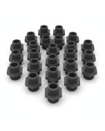 24-PK 3/4 in. Hex Nipple SCH-80 PVC Pipe Fitting & Connector NPT x NPT ASTM D2467/D2464 F1970 ANSI UPC-PW