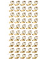 50-PK 1/2" PEX-B Brass x 1/2" Female NPT Swivel 90° Elbow Adapters, Lead Free DZR Brass NSF F1807/F2159 PEX Crimp Fittings