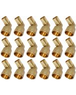 16-PacK 1 in. PEX-B x 1 in. Female Sweat Copper 90-Degree Elbow Lead Free DZR Brass NSF F1807 PEX Crimp Fittings
