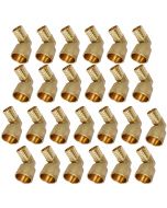 25-PacK 1 in. PEX-B x 1 in. Female Sweat Copper 90-Degree Elbow Lead Free DZR Brass NSF F1807 PEX Crimp Fittings