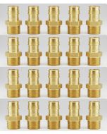 20-Pack 3/4 in. PEX-A Male Adapter Expansion Fittings NSF Lead Free Brass F1960