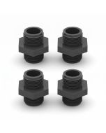 4-PK 3/4 in. Hex Nipple SCH-80 PVC Pipe Fitting & Connector NPT x NPT ASTM D2467/D2464 F1970 ANSI UPC-PW