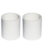 2-Pack 1-1/2 in. Schedule 40 PVC Couplings/Couplers Pipe Fittings NSF SCH40 ASTM D2466 1.5"
