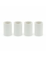 4-Pk 3/4 in. PVC SCH-40 Female Adapters Female Threaded NPT x Slip/Socket Pipe Fittings SCH40 ASTM D2466 NSF-Listed