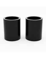 2-PK 1-1/4 in. Schedule 80 PVC Couplings Pipe Fittings Socket-Ends NSF ASTM D2467