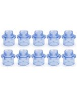 10-PK 1 in. Clear PVC SCH-80 Male Adapter Fittings Transparent Color ANSI, ASTM D2467 Special for Aquarium/Reef Tank Setup