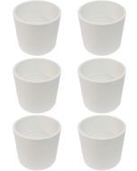 6-Pk 6 in. PVC Coupling Schedule-40 Pipe Fitting SCH40 NSF ASTM D2466 6"